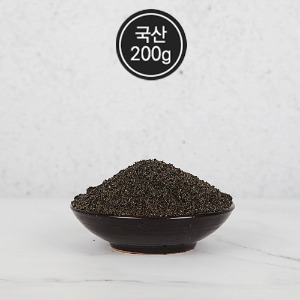국산 흑임자분말 - 200g (설탕,소금무첨가)